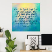 Psalm 84:11 poster (Heimbüro)