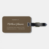 Psalm 84:5 - Blessed is the Man Gepäckanhänger (Rückseite horizontal)