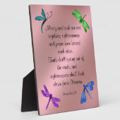 Psalm 85:10-11 Plaque Fotoplatte (Seite)