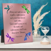 Psalm 85:10-11 Plaque Fotoplatte (Seite)