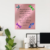 Psalm 85:10-11 poster (Heimbüro)