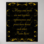 Psalm 85:10 poster (Vorne)
