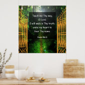 Psalm 86:11 poster (Küche)