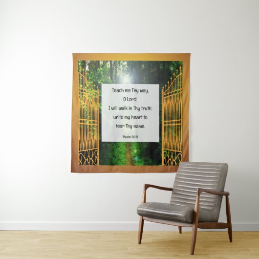 Psalm 86:11 wandteppich (Beispiel)