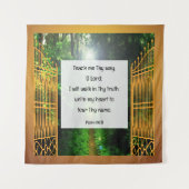 Psalm 86:11 wandteppich (Vorderseite)