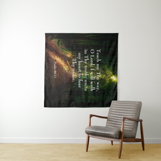 Psalm 86:11 wandteppich (Beispiel (Horizontal))