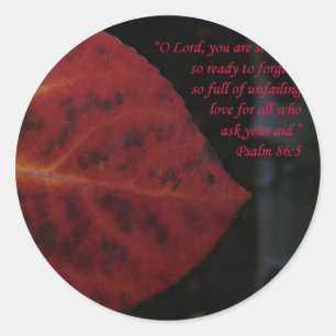 Psalm-86:3 Runder Aufkleber