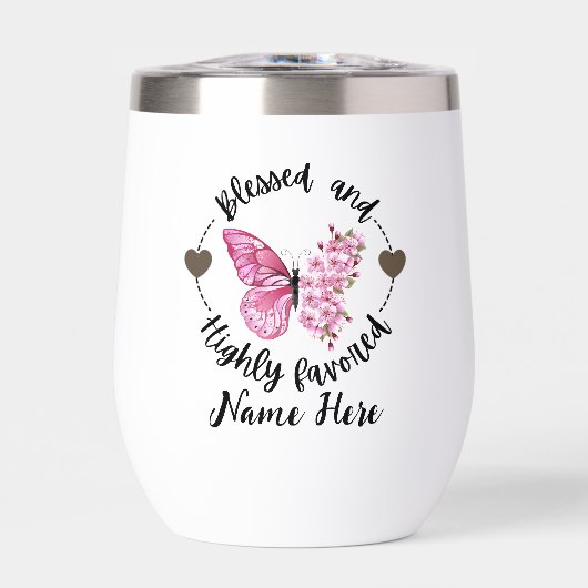 Psalm 88:4 Gesegnet Hoch begünstigter Schmetterlin (Vorderseite)