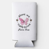 Psalm 88:4 Gesegnet Hoch begünstigter Schmetterlin Selters Dosenkühler (Rückseite)