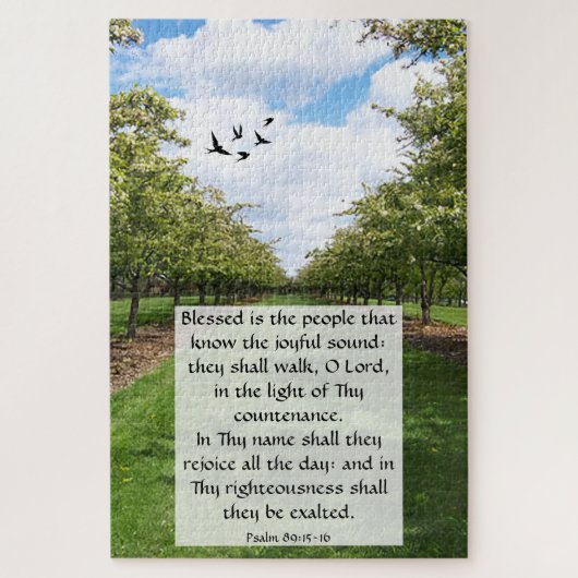 Psalm 89:15-16 puzzle (Vertikal)