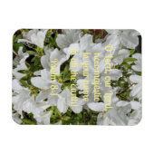 Psalm 8:1 O Herr, unser Herr, wie majestätisch ist Magnet (Horizontal)