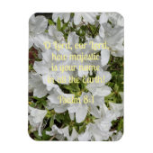 Psalm 8:1 O Herr, unser Herr, wie majestätisch ist Magnet (Vertikal)