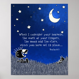 Psalm 8:3 poster