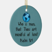 Psalm 8:4 keramik ornament (Rechts)