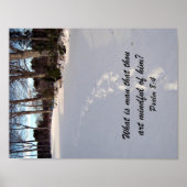 Psalm 8:4 poster (Vorne)