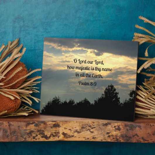 Psalm 8:9 fotoplatte (Seite)