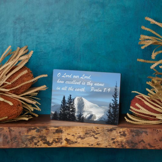 Psalm 8:9 fotoplatte (Seite)