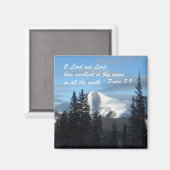 Psalm 8:9 magnet (Vorderseite/Rückseite)