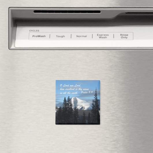 Psalm 8:9 magnet (In Situ (Geschirrspüler))