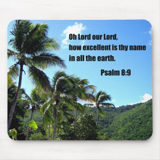 Psalm 8:9 mousepad (Vorne)
