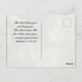 Psalm 8:9 O Herr, wie majestätisch ist dein Name Postkarte (Rückseite)