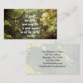 Psalm 8:9 O Herr, wie majestätisch ist dein Name Visitenkarte (Vorne/Hinten)