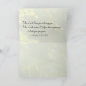 Psalm-8:9 O Lord, wie Ihr Name majestätisch ist Karte (Innenseite)