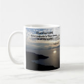Psalm 8 Bibelverse Christlich Kaffeetasse (Links)