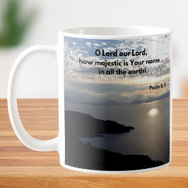 Psalm 8 Bibelverse Christlich Kaffeetasse