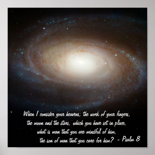 Psalm 8 poster (Vorne)