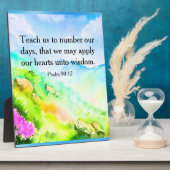 Psalm 90:12 fotoplatte (Seite)