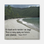 Psalm 90:12 magnet (Vorne)