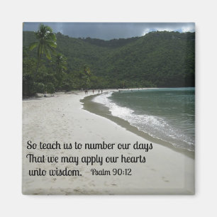 Psalm 90:12 magnet