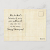 PSALM 90:17 Die Segnungen des Herrn blieben auf un Postkarte (Rückseite)