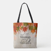 PSALM 90:17 Die Segnungen des Herrn blieben auf un Tasche (Rückseite)