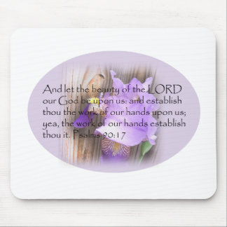 Psalm 90:17 KJV Bibelverse Mousepad