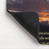 Psalm 90:2 Sierra Sunset Mousepad (Ecke)