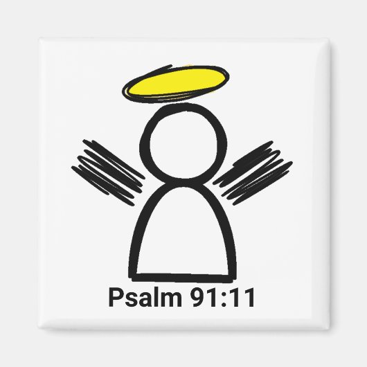 PSALM 91:11 ANGEL MAGNET (Vorne)