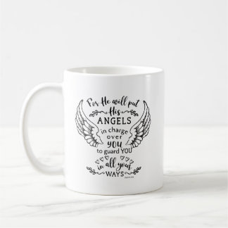 Psalm 91:11 Bibelschrift Verse Angels Garde Kaffeetasse
