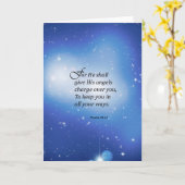 Psalm-91:11 Karte (Gelbe Blume)