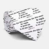 Psalm-91:11 Krawatte (Gerollt)