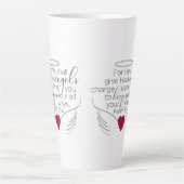 Psalm 91:11 - Neue King James-Version - Kaffee-Tas Milchtasse (Vorderseite)