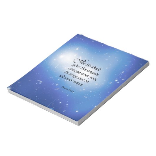 Psalm 91:11 notizblock (Rotiert)