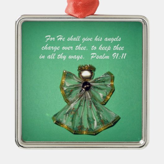 Psalm 91:11 ornament aus metall (Vorne)