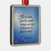 Psalm-91:11 Ornament Aus Metall (Rechts)