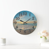 Psalm 91:11 Seine Engel werden dich bewachen Bibel Große Wanduhr (Zuhause)