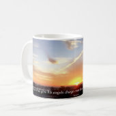 Psalm-91:11 (Sonnenaufgang) Kaffeetasse (Vorderseite Links)
