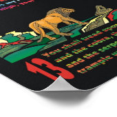 Psalm 91:1-16 poster (Ecke)