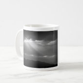 Psalm-91:1, 2 auf einer BW-Landschaft Kaffeetasse (Vorderseite Links)
