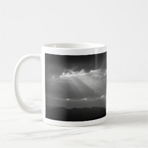 Psalm-91:1, 2 auf einer BW-Landschaft Kaffeetasse